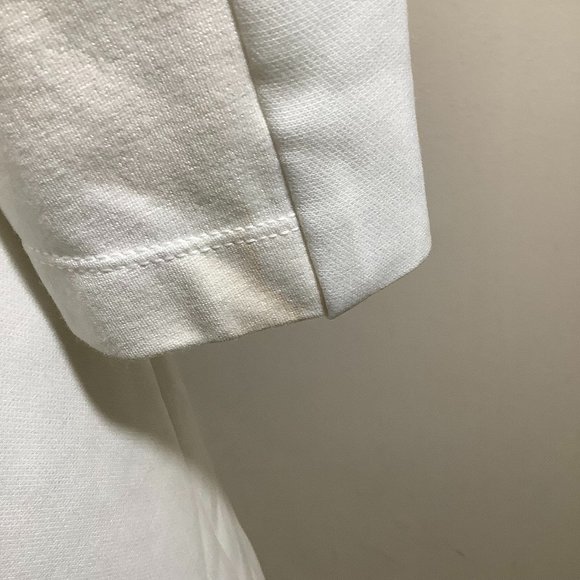 BCBGMAXAZRIA Off-White Paola Tassels Trim Blazer Long Size XXS - Picture 12 of 15